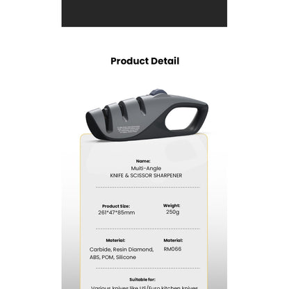 ZUKU Multi-Angle Sharpener (R066)