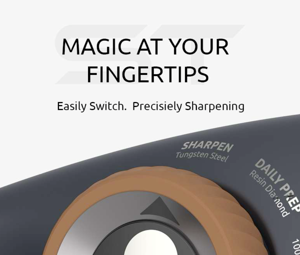 ZUKU 5-in-1 Knife Sharpener